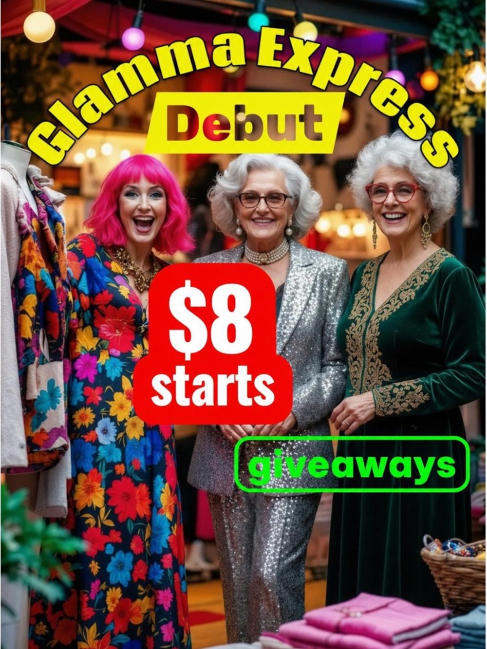 5/20/2026 Glamma Express Debut @ 1400- $8 Starts